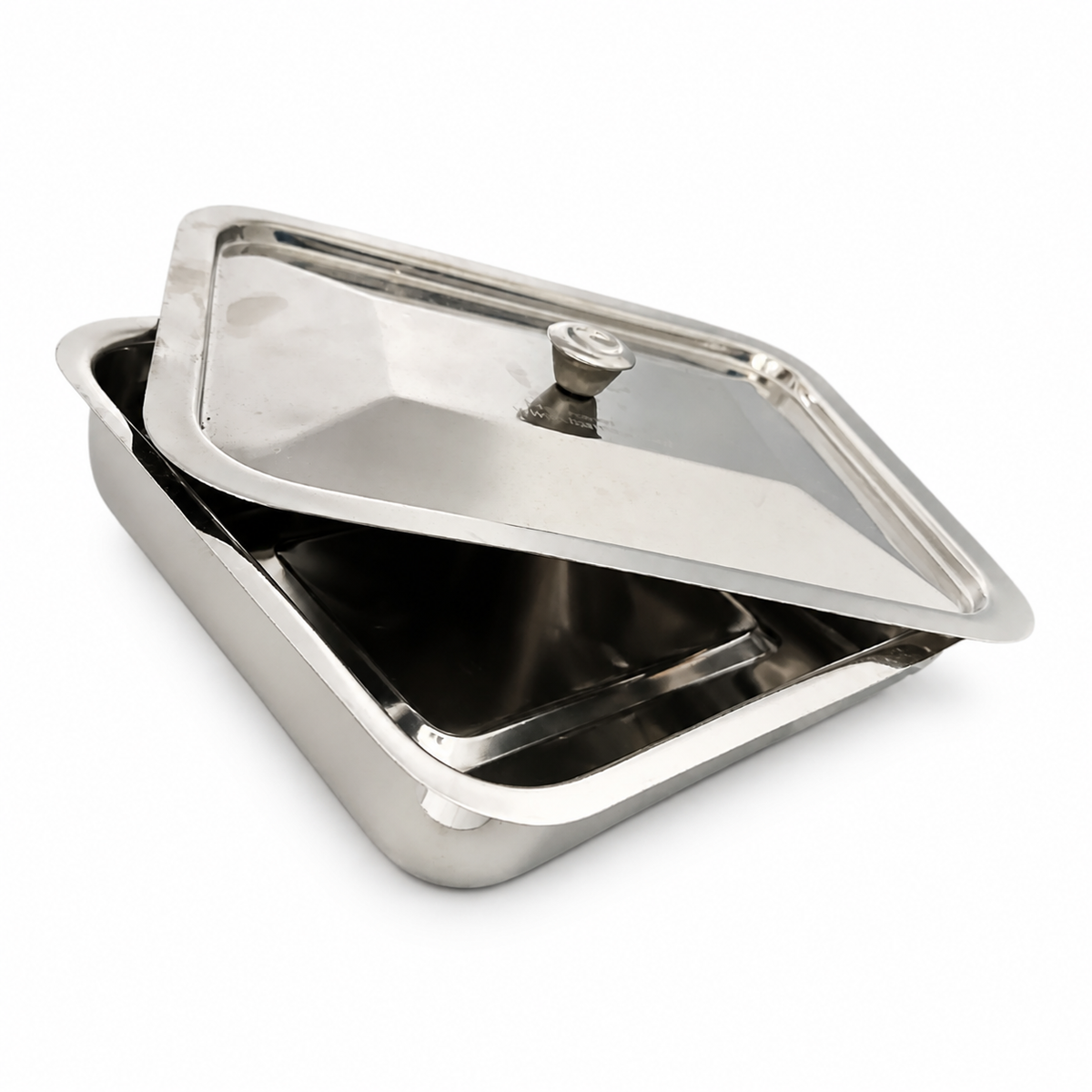 Deep Instrument Tray with Fitted Lid - view 1 of 2, Medinox Surgical