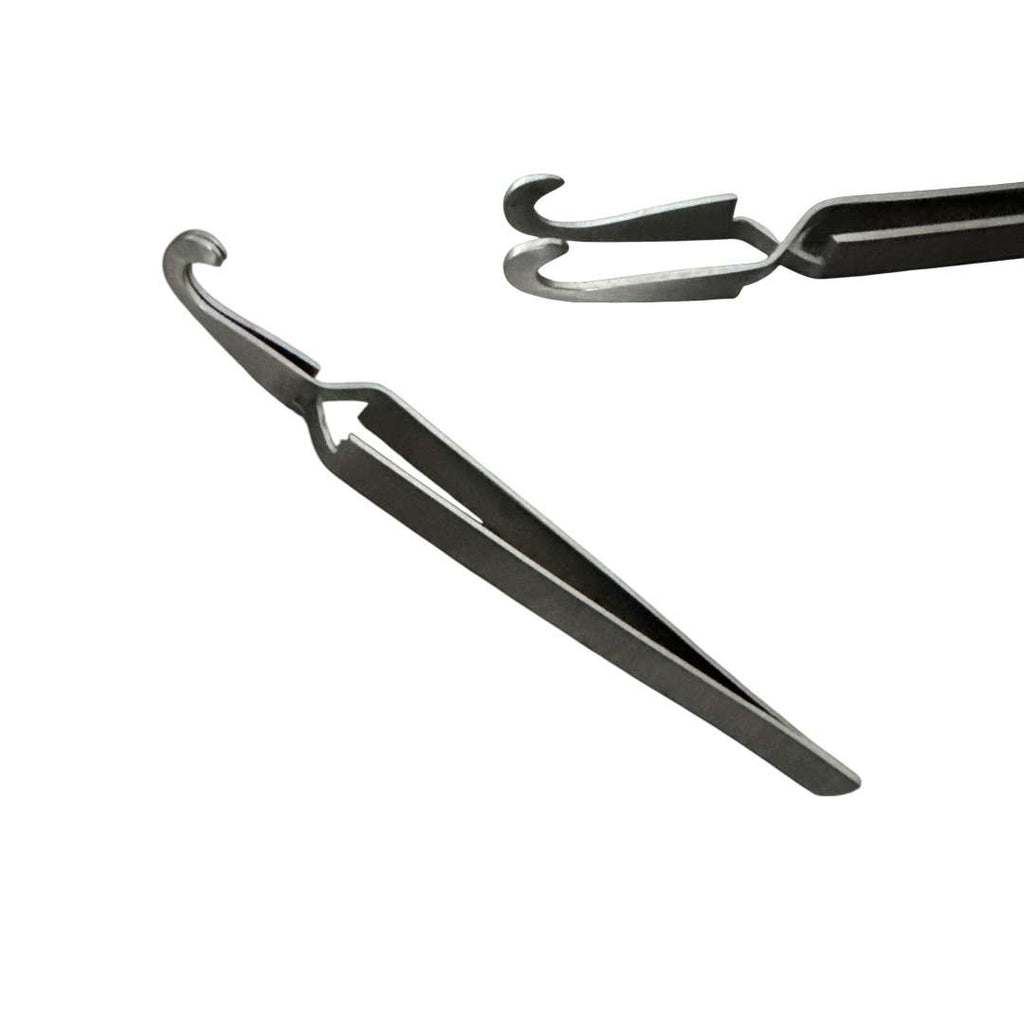 Hooked College Tweezers - view 2 of 2, Medinox Surgical