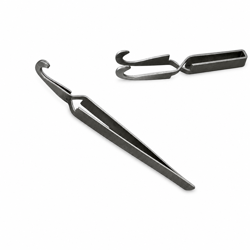 Hooked College Tweezers - view 1 of 2, Medinox Surgical