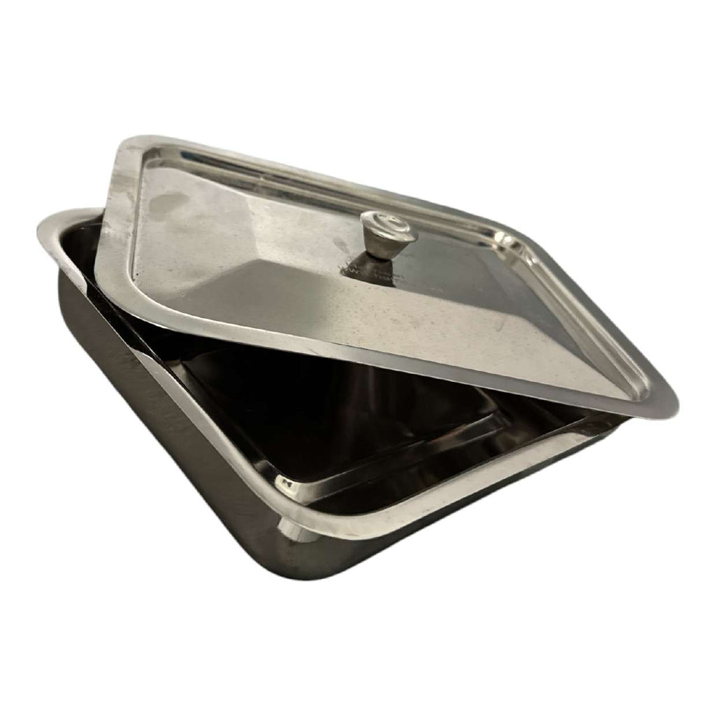 Deep Instrument Tray with Fitted Lid - view 2 of 2, Medinox Surgical